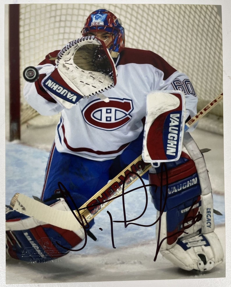 Jose Theodore Signed Autographed Glossy 8x10 Photo Poster painting Montreal Canadiens - COA Matching Holograms