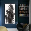 Black Cat Girl-11CT Stamped Cross Stitch 50*100cm/19.69*39.37in(Big Size)