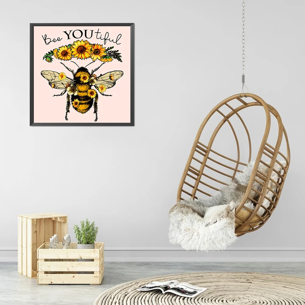 Full Round Diamond Painting 30*30cm - Bee
