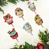 6Pcs Diamond Painting Hooks Christmas Diamond Art Wall Hooks (Christmas Cake)