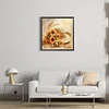 Diamond Painting-Square AB Drill Sunflower And Hat(45*45CM)
