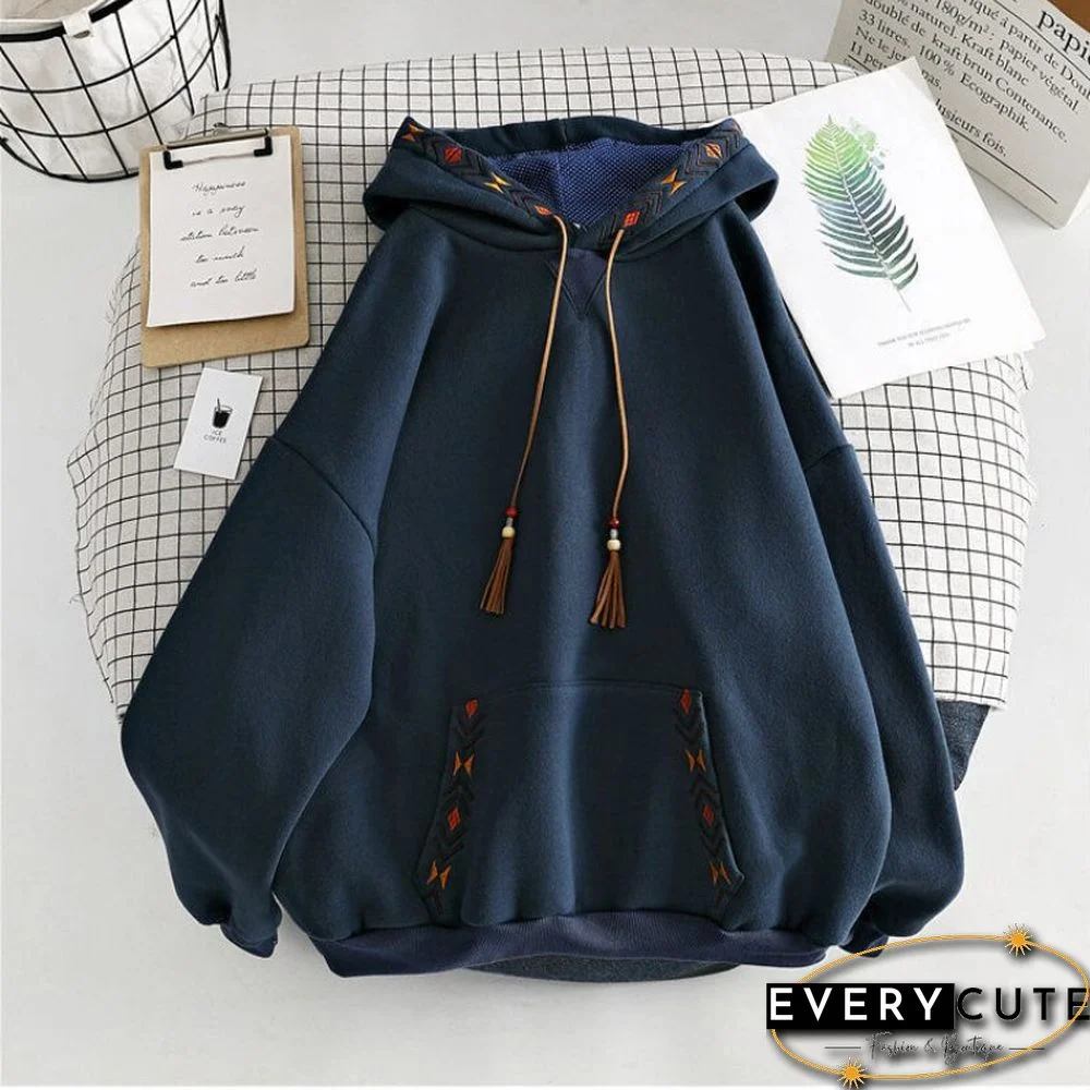 Designed Oversize Hoodies Women Fall New Korean Long Sleeve Hooded Pullover Coats Ladies Harajuku Sweatshirt Streetwear