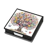 Butterfly Tree Leather Diamond Painting Note Box Contains 160 Sheets of Paper