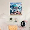 Beach Scenery Shells-11CT Stamped Cross Stitch 50*50cm/19.69*19.69in tapestrymarket
