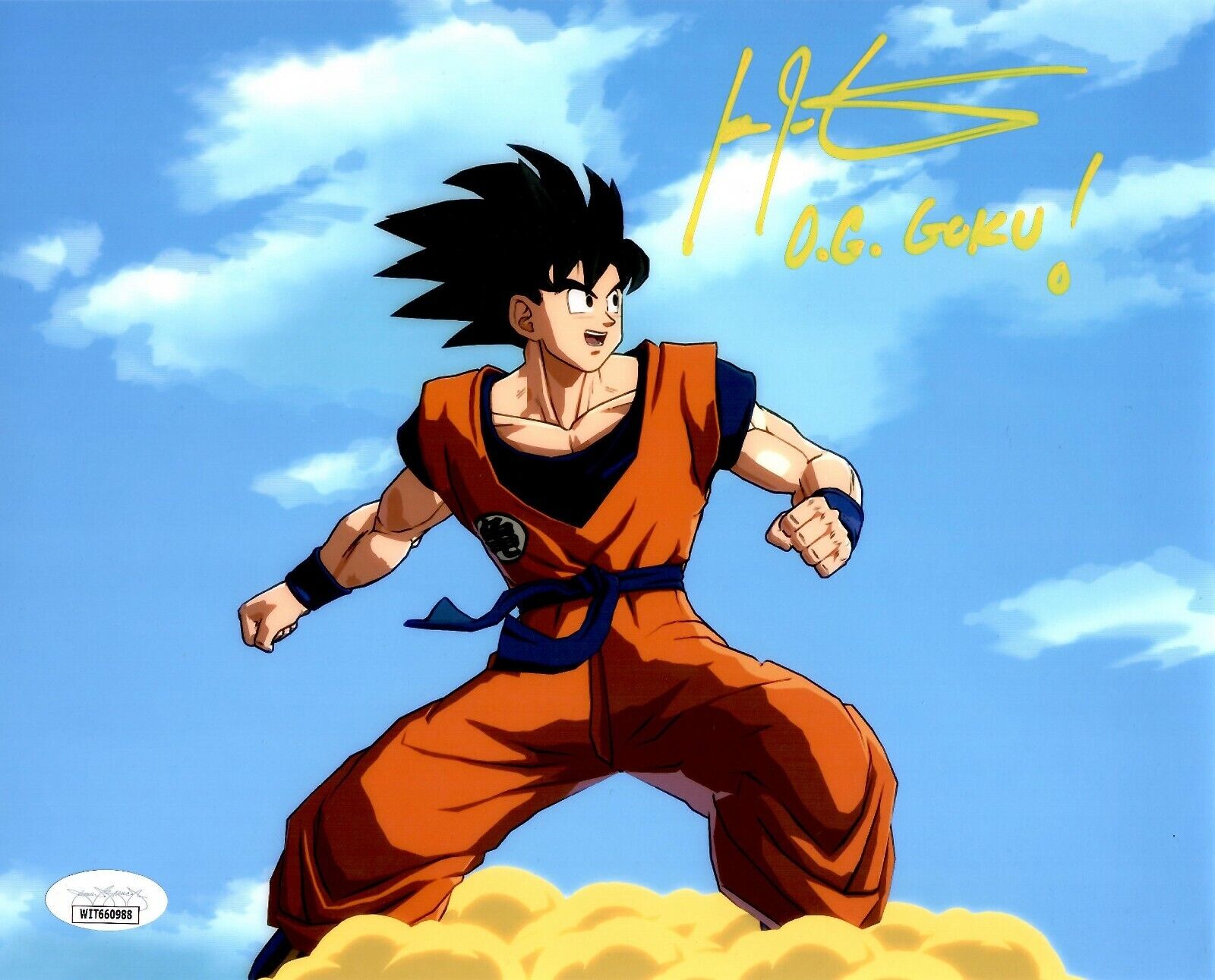 Ian James Corlett autographed inscribed 8x10 Photo Poster painting Goku JSA COA Dragon Ball Z