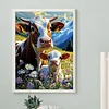 Diamond Painting-DIY Full Round Drill Cow