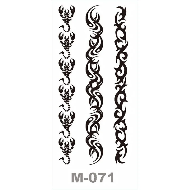 SDRAWING Temporary Tattoo Stickers Butterfly Flower Eagle Scorpion Men And Women Small Size Art Tattoo Neck Hip Arm Chest
