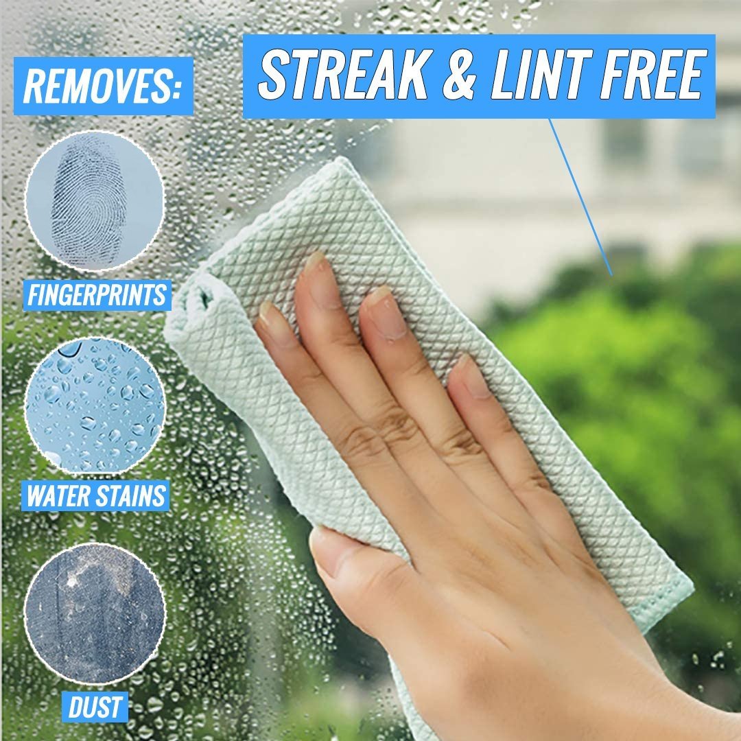 StreakFree Miracle Cleaning Cloths Reusable
