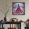 Girl In A Gorgeous Dress-Full Round Diamond Painting 40*40CM