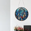 Diamond Painting Stained Glass Dreamcatcher Pendant