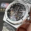 Audemars Piguet Royal Oak 15407ST.OO.1220ST.01 Grey Openworked Dial 41Mm Stainless Steel Super Clone