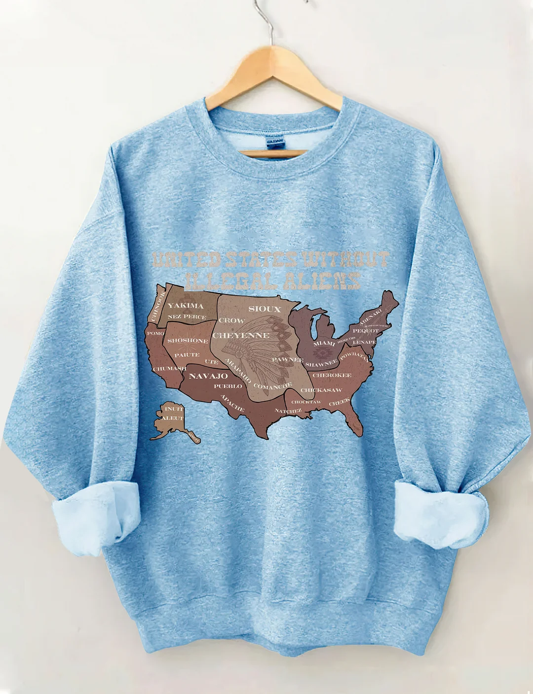 United States Without Illegal Aliens Sweatshirt