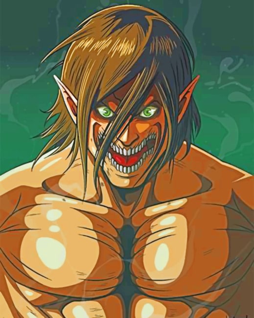 

Eren Attack On Titan – Paint By Numbers - 40*50CM, 501 Original
