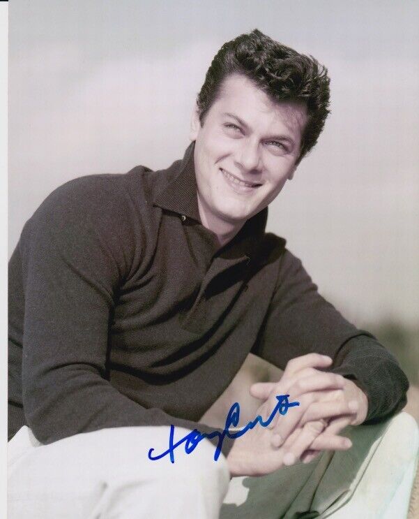 Tony Curtis signed 8x10 Photo Poster painting In-person