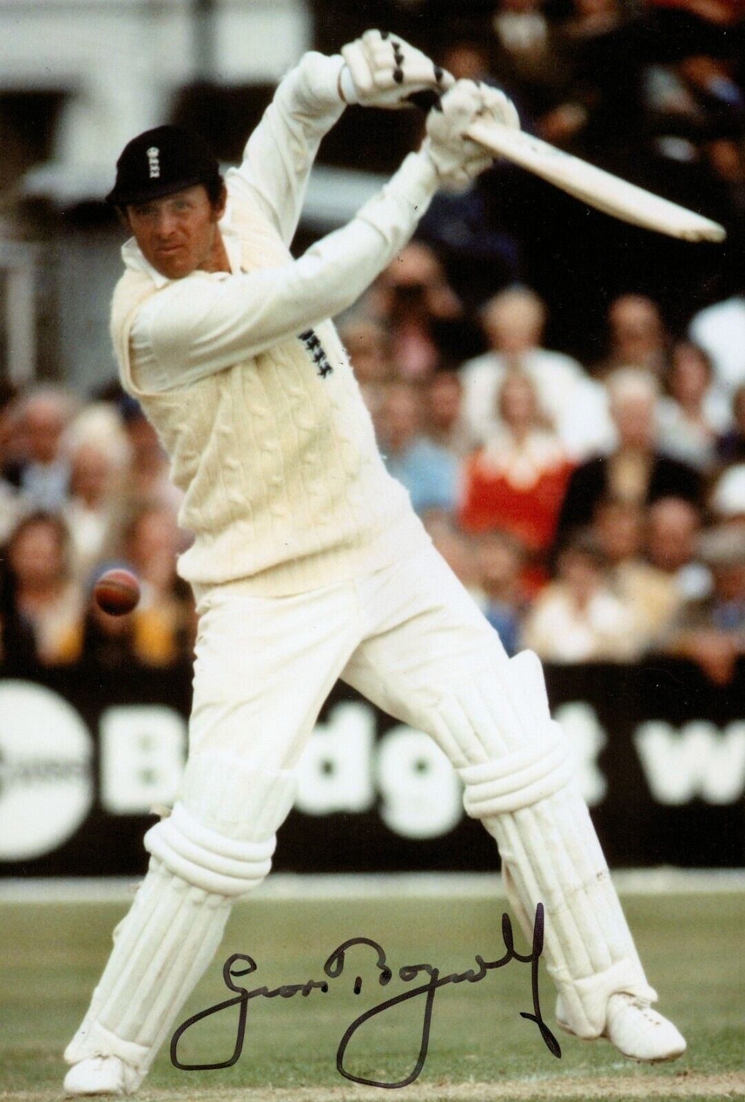 Sir Geoffrey Boycott Signed 6x4 Photo Poster painting England Cricket Autograph Memorabilia +COA