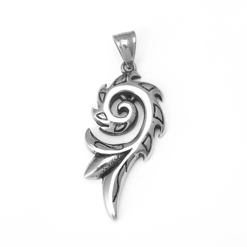 Hip-Hop Punk Classic Style Geometric Titanium Steel Unisex Charms Pendant Necklace Men Pendant Necklaces