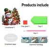 Diamond Painting Acrylic Christmas Atmosphere Snowman Desktop Kit Tabletop Decor