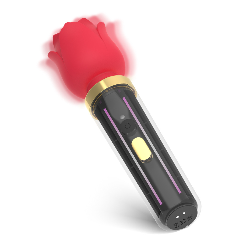 Rose Clitoral Stimulator With 10 Vibrations - Rose Toy