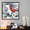 Diamond Painting - Full Round Drill - Cat Cardinal(Canvas|40*40cm)
