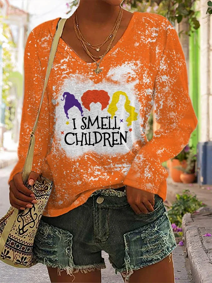 Tie-Dye Print Long-Sleeve T-Shirt