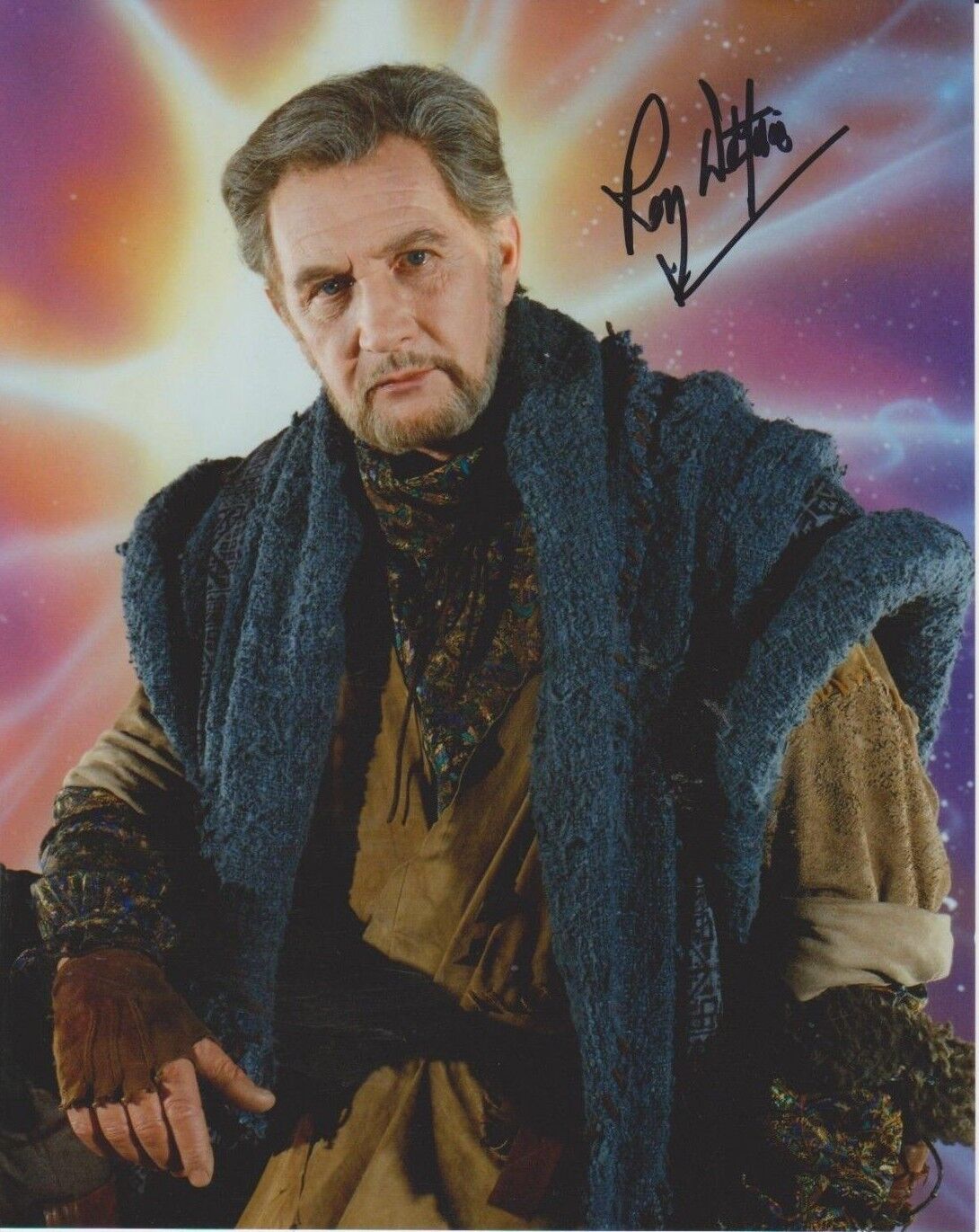 Roy Dotrice Signed 8x10 Photo Poster painting - Father from BEAUTY & THE BEAST - RARE! G541