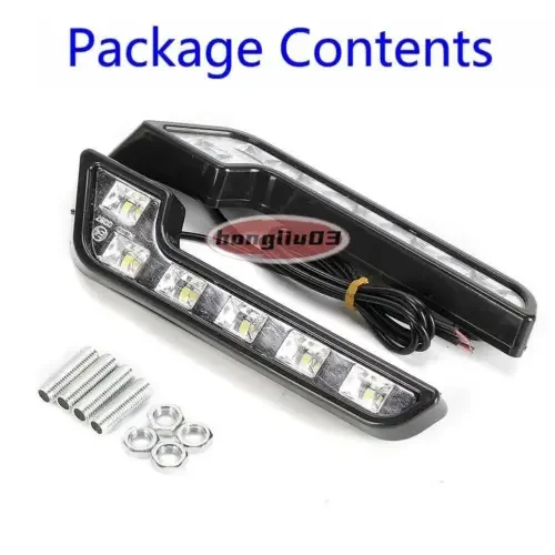 Dronehint White Fog lights 12V Driving Fog Light Lamp Car Parts 100 LM 5600K New (For: GMC) Parts