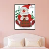 11CT/14CT Santa Claus - Stamped Cross Stitch  15*13cm/5.91*5.12in(Brand)