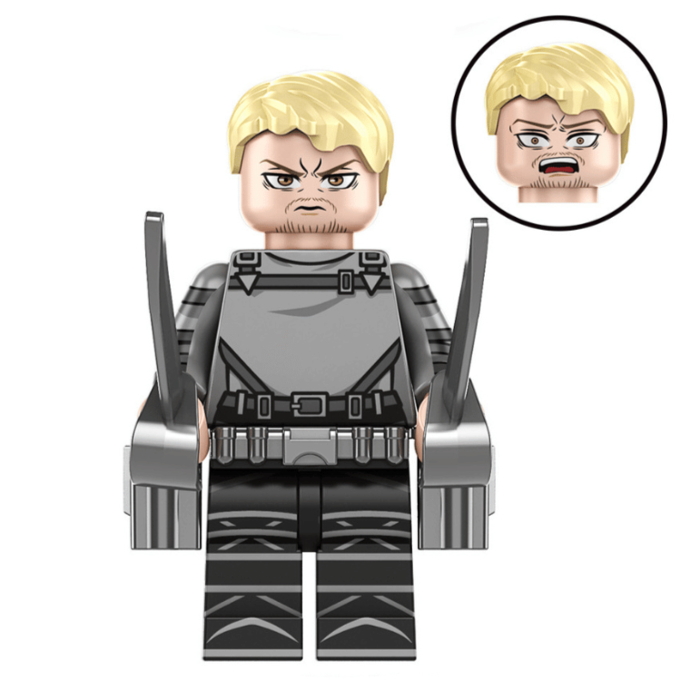 Reiner Braun From Attack on Titan Custom Anime Minifigure LBS monstertoys