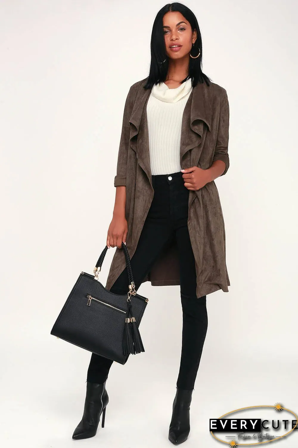 City Of Trees Suede Jacket Coat Outerwear Saddlebrown