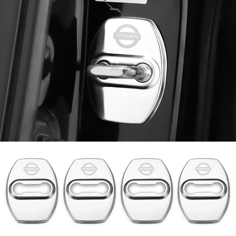 Car door lock alloy protective cover (4 pieces)