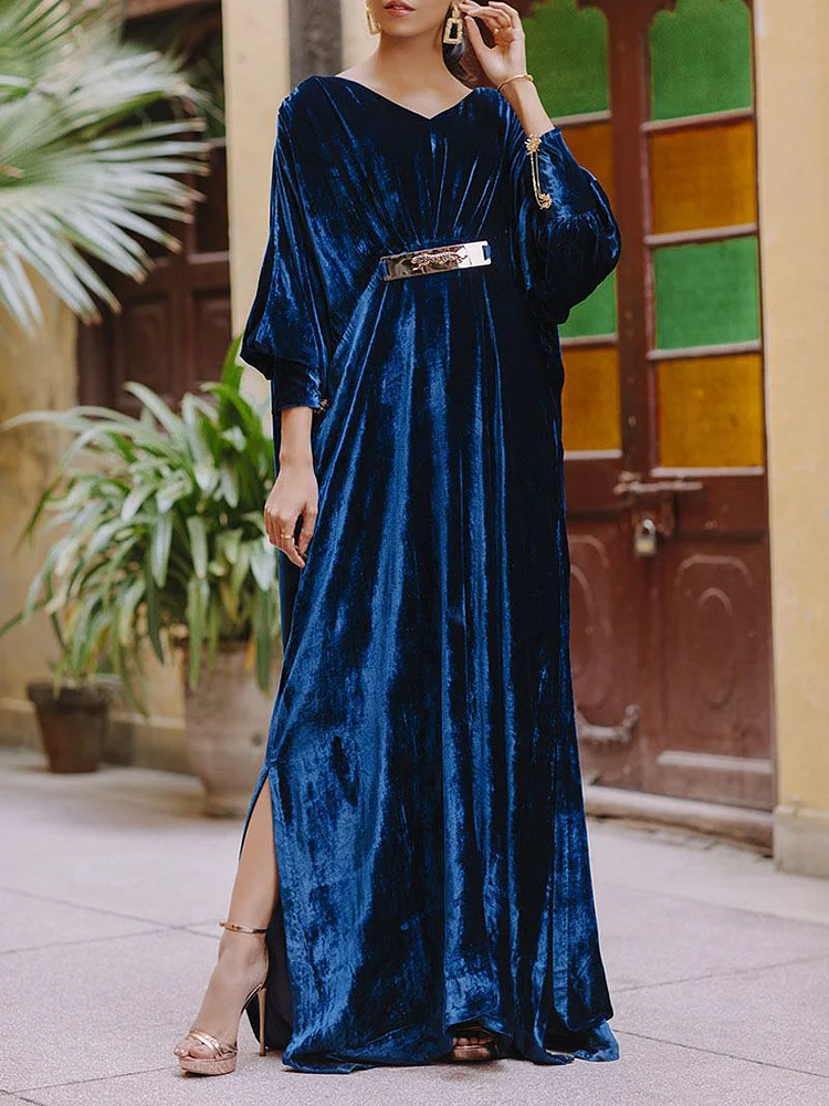 Velvet Maxi Dress