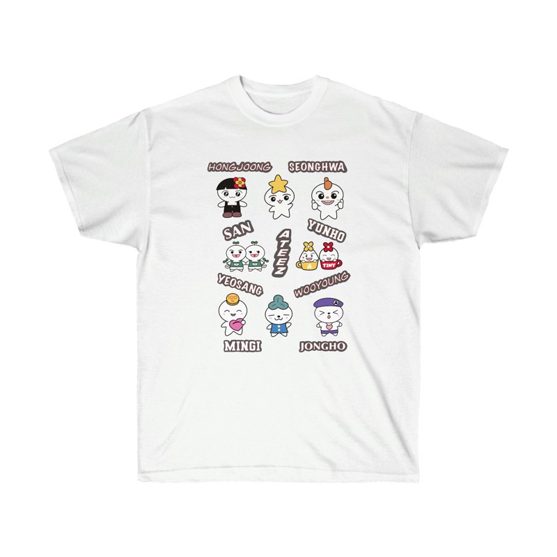 ATEEZ TEEZ-MON Cartoon T-shirt