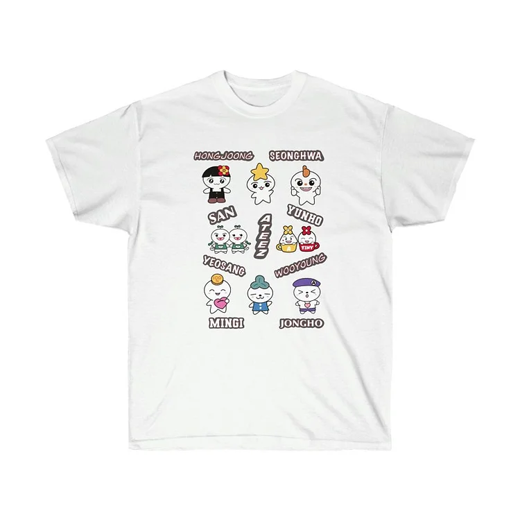 ATEEZ TEEZ-MON Cartoon T-shirt