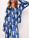 Dodger Baseball Pajamas Set