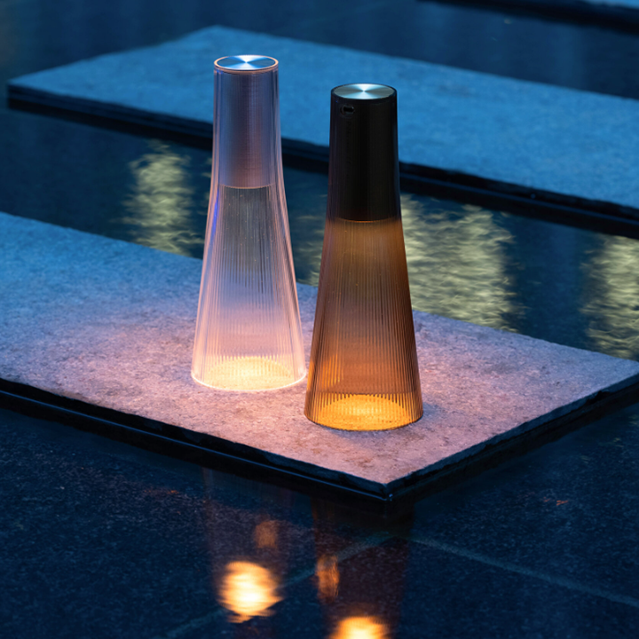 Candle LED Cone Light - 4 Levels Dimmable Portable Table Lamp for Indoors/Outdoors CSTWIRE