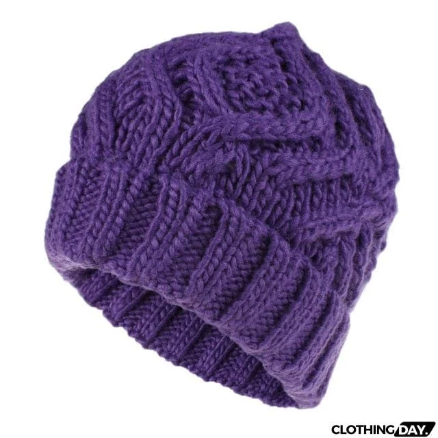 Knit Wool Beanie