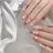 Bayuyun 24Pcs/Set Coffee Leopard French Fake Nails with Diamonds Japan Korean Artificial Acrylic Press on Nails Removable Stick on Nails
