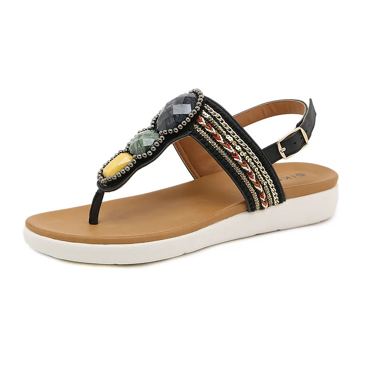 Summer Flat Sandals Bohemian Flip Flops for Women shopify Stunahome.com