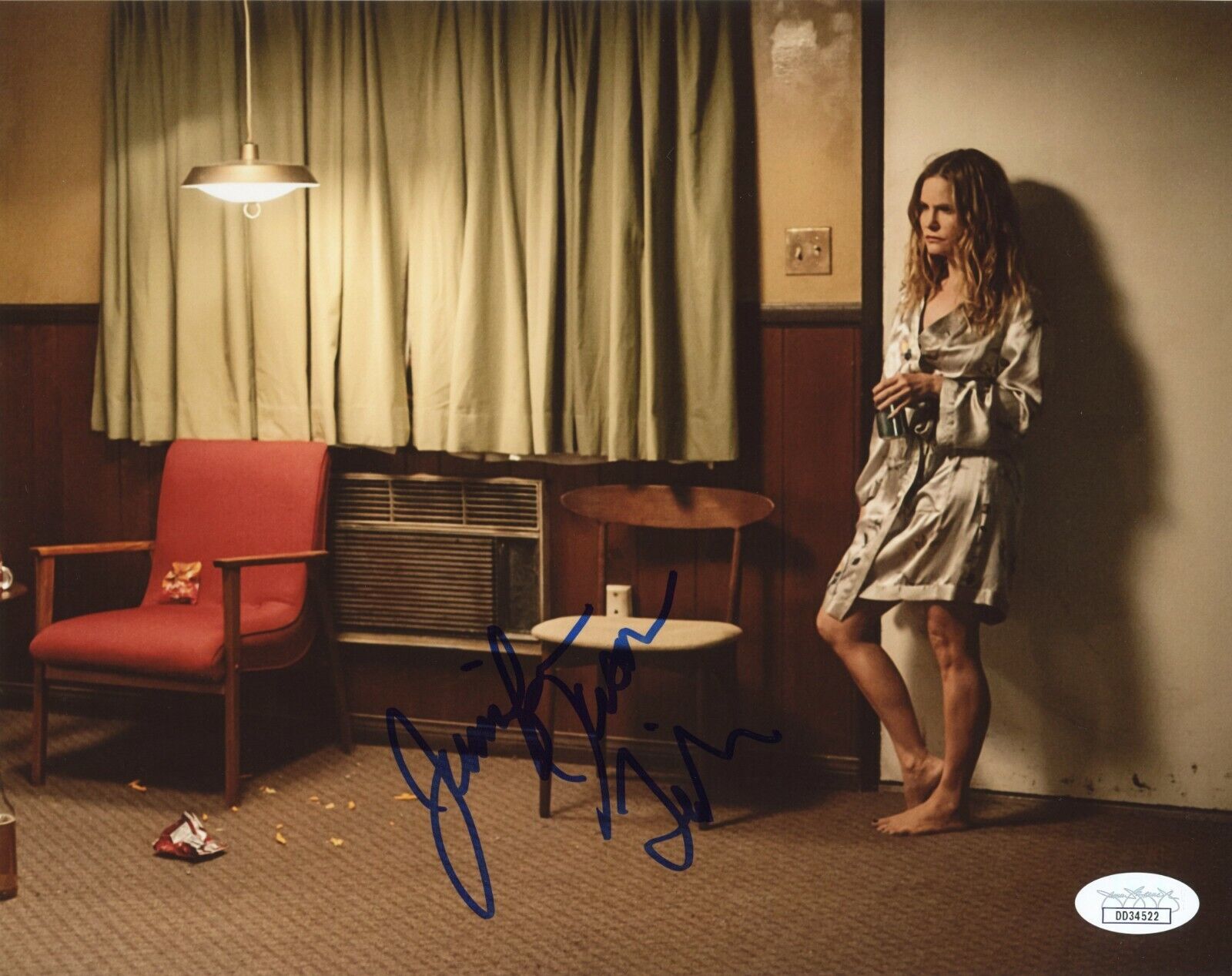 JENNIFER JASON LEIGH Hand-Signed Chantal ~ Twin Peaks