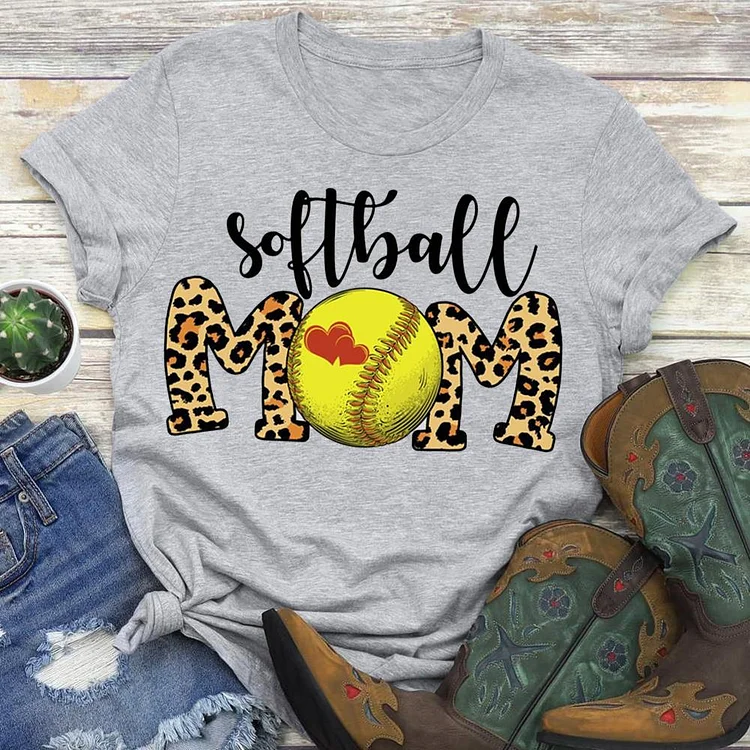 AL™ softball mom T-shirt Tee -01211-Annaletters