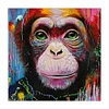 Diamond Painting -DIY Round Drill Monkey Animal