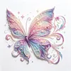 DIY Pearl Painting - Handmade Self - Adhesive Pearls - Butterfly