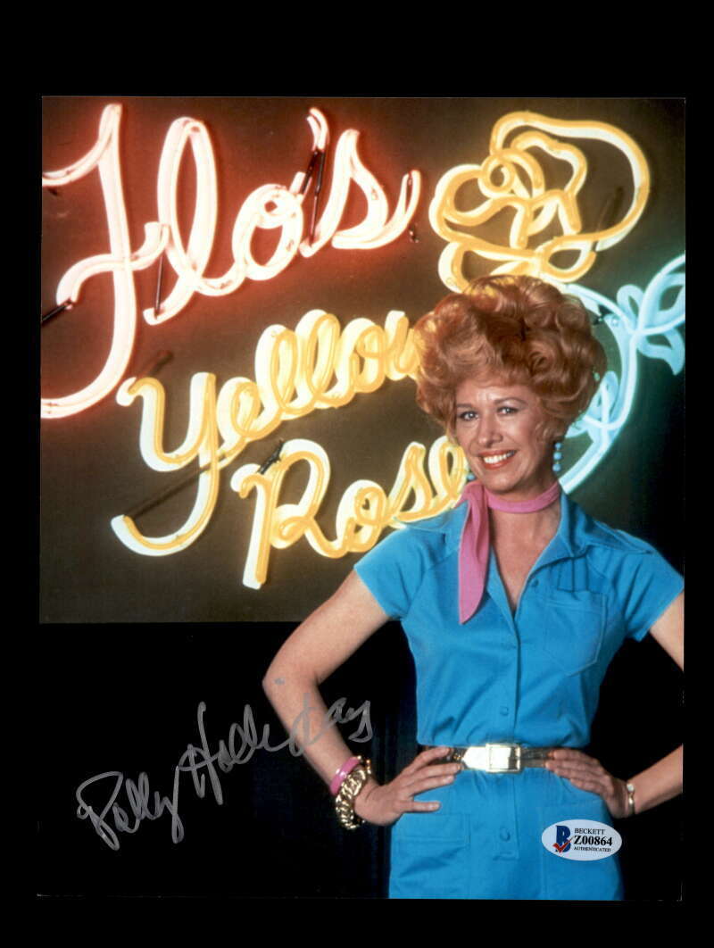 Polly Holliday BAS Beckett Coa Signed 8x10 Flo Mels Diner Photo Poster painting Autograph