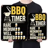 BBQ TIMER - Metal Tin Signs(8*12Inch/12*16Inch) - Bar
