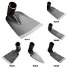 Small Hoe for Digging Soil Forging Weeding Hoe Household Outdoor Farming Tool