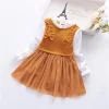 Kid Baby Girls Mesh Princess Dresses