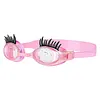 Eyelash Goggles with Lashes Funny Goggles Anti-Fog No Leak Swimming Glasses for Adult Ladies and Women for Outdoor Pool Swimming Play