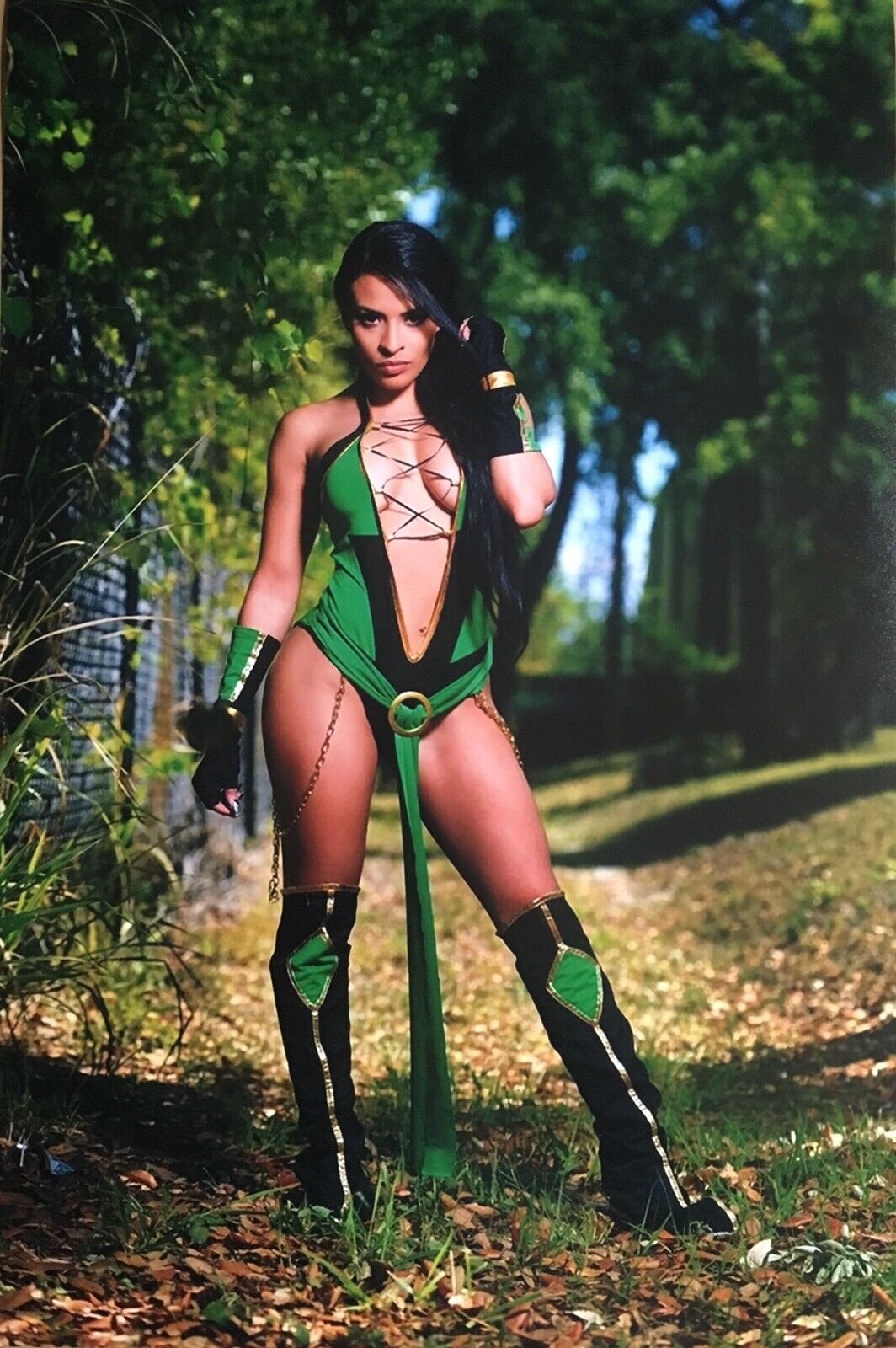 Zelina Vega 12”x18” Wwe Poster Photo Poster painting Print ; Sexy Hot Diva Wrestling Posed