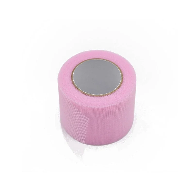 25yards 2inch Crystal Tulle Roll Organza Sheer Gauze Baby Shower Favor Wedding Car Decoration Party Home Garden Crafts Supplies