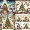 (Multi-Style) Christmas Tree-11CT Stamped Cross Stitch 50*50cm/19.69*19.69in